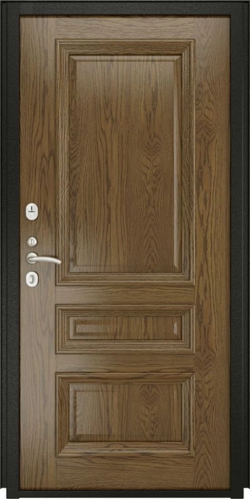 Входная дверь ДвериПРО Модель L-49 Фараон-2 (16мм, светлый мореный дуб) DPRO197050 внутренняя сторона
