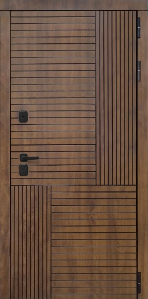 Входная дверь ДвериПРО Авеста ФЛ-256 (10мм, бетон пепельный) DPRO195390 внешняя сторона