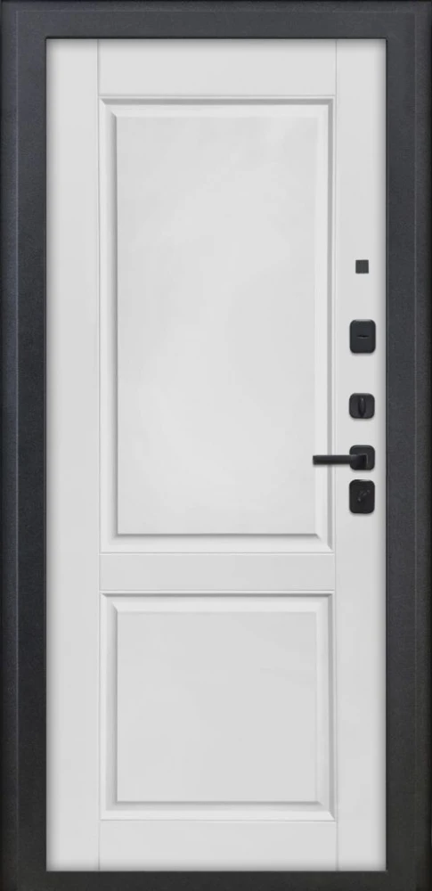 Входная дверь ДвериПРО Модель 3КЛ-1009 ФЛ-30 Веллуто бьянко DPRO226536 внутренняя сторона
