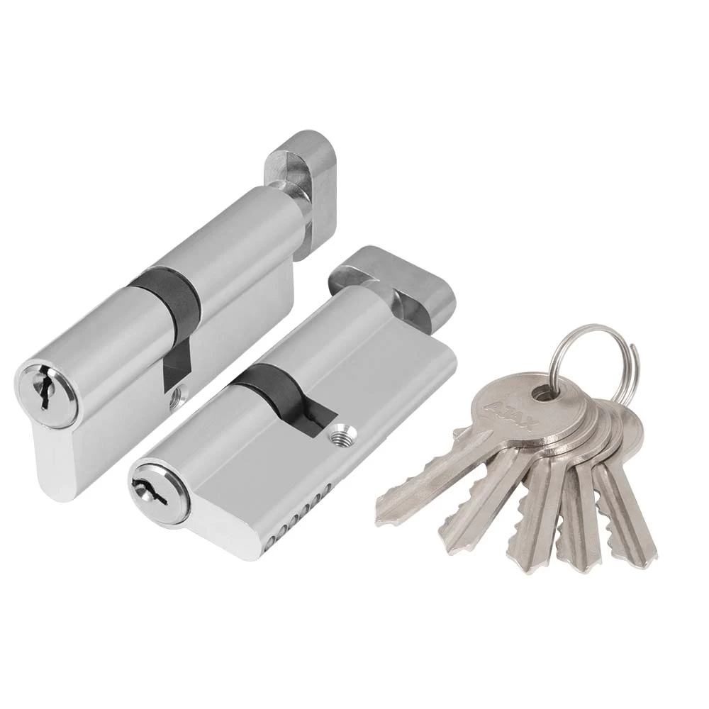 Фото Цилиндровый механизм (AZ102/100) AZ1002Knob100 (40+10+50) CP хром