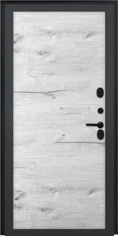 Входная дверь ДвериПРО Термо медный антик Без фрезеровки Дуб арктик горизонт DPRO228187 внутренняя сторона