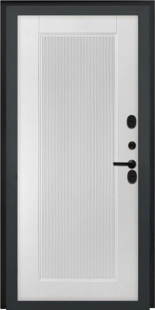 Входная дверь ДвериПРО Аура ПВХ 10мм Астрод Velutto Bianco DPRO198147 внутренняя сторона