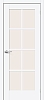 Межкомнатная дверь Прима-11.1 White Silk BR5536